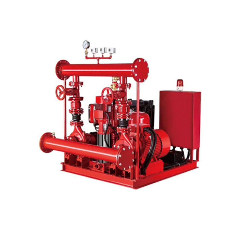Fire Pump System with Electric Diesel and Jockey Pump